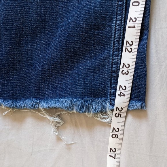 Gap High Rise Vintage Slim Jeans with Washwell in Medium Dark Indigo - Picture 6 of 7